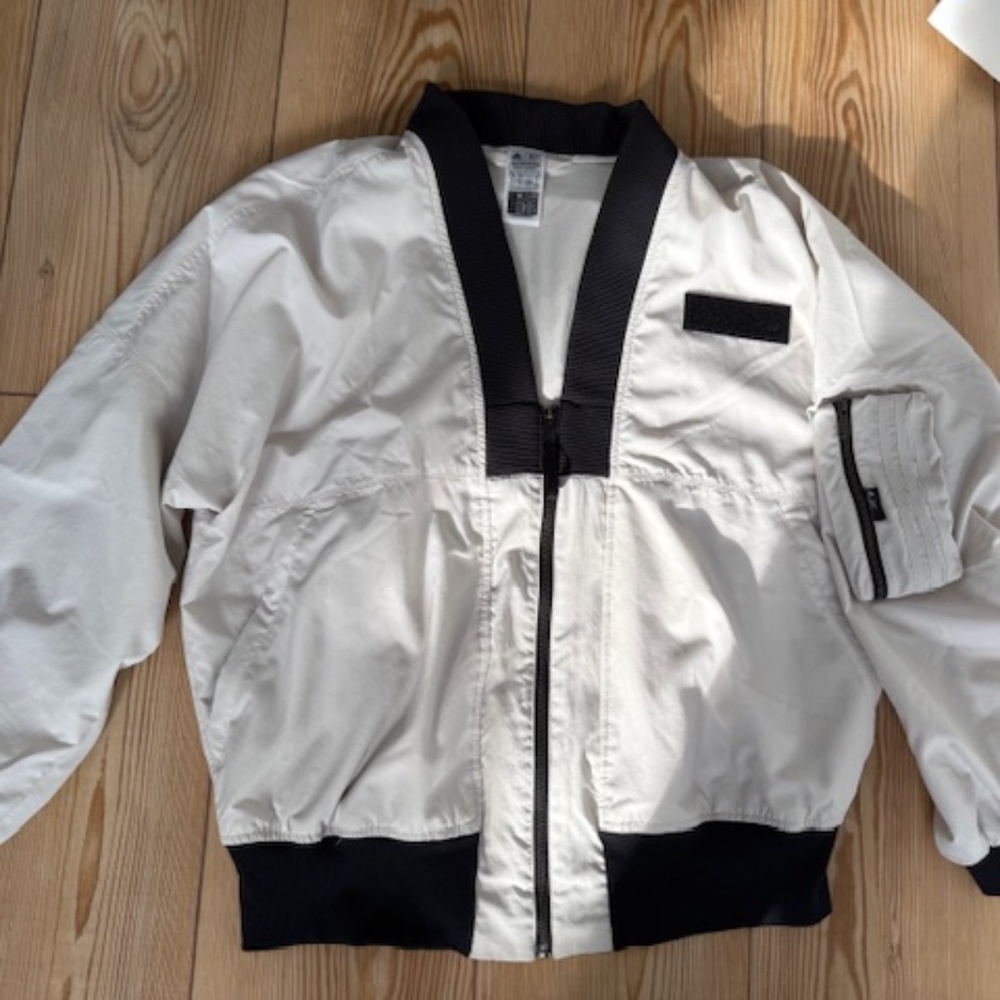 Adidas Mens Parley Bomber Jacket / Natural Size L